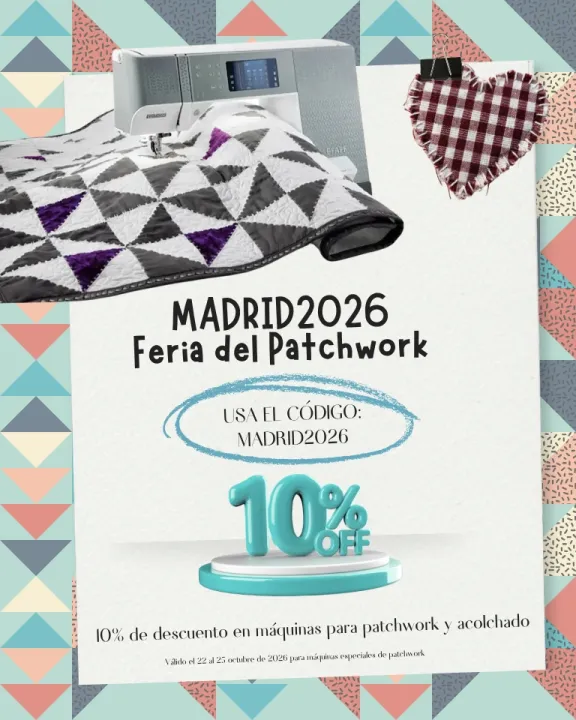Máquinas de coser para Patchwork y Quilting
