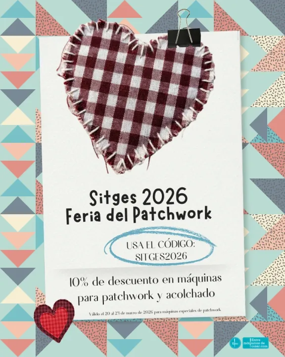 Máquinas de coser para Patchwork y Quilting