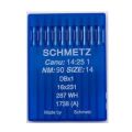 10 Agujas Schmetz 1738 - 287WH para pespunte recto
