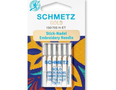 Agujas Schmetz  Embroidery Gold 130/705