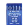 10 Agujas Schmetz UY-128 GBS para recubridora (punto-licra)