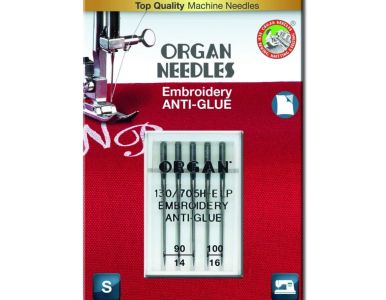Agujas Organ Embroidery Anti Glue