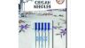 Agujas Organ Blue Tipe N75 para tejidos el&aacute;sticos y bordadoras