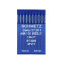 10 agujas Schmetz 135x17 (Doble y triple arrastre)
