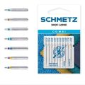 10 Agujas Schmetz combinadas Universal, vaquero y elástico