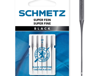 Agujas Schmetz super fina black 130/705 H-SU XS