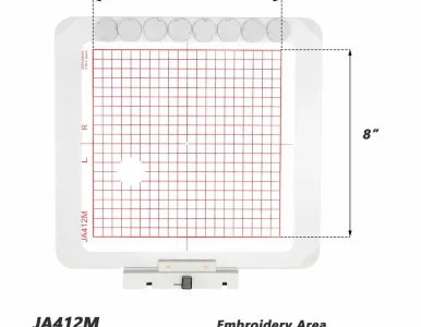 Bastidor magnetico para Janome y Elna (200x200mm)