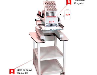 Bordadora Industrial Alfa 1200 (12 agujas)