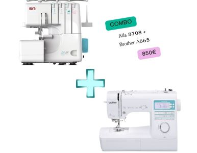 Máquina remalladora profesional Alfa PRO 8707