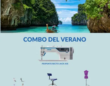 Oferta Verano Costura | Jack A5E + Silla + Maniquí +  Kit Prensatelas