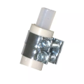 Conector nivel silicona- 2 abrazaderas