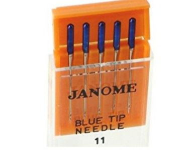 Agujas Punta de Bola Janome (Azul)