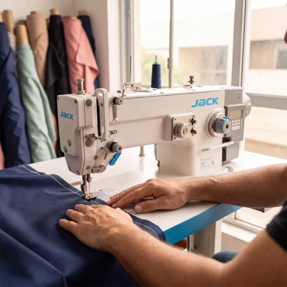 Jack 1530D maquina de zig zag para materiales gruesos