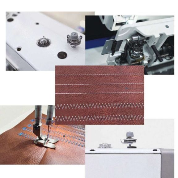 Jack 1530D maquina de zig zag para materiales gruesos