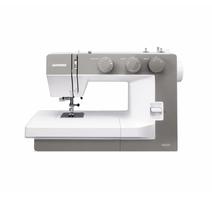 Maquina de coser Janome 1522 color gris