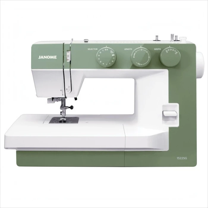 Máquina de coser janome 1522 color verde 