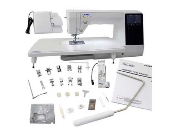 Maquina de coser electrónica profesional juki hzl nx7 