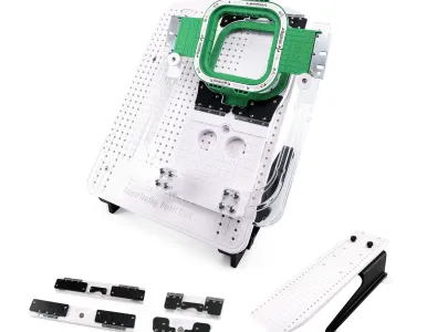 Estaci&oacute;n centrado bordado completo con bastidor de 130x130