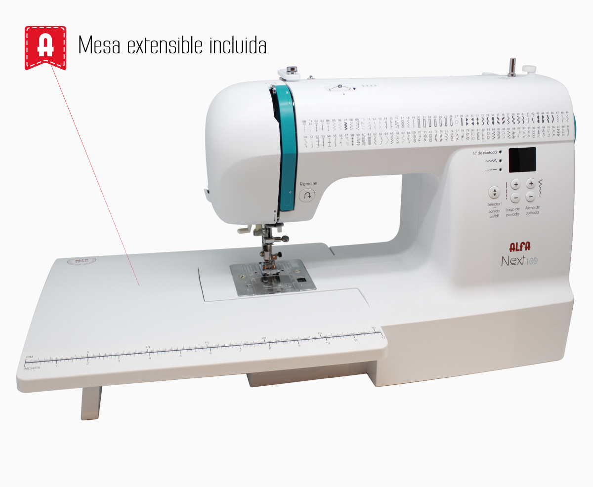 Maquina de coser electronica Alfa Next 100