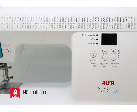 maquina de coser alfa next 100