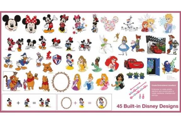 Maquina de coser y bordar Borther Innovis M280D Disney