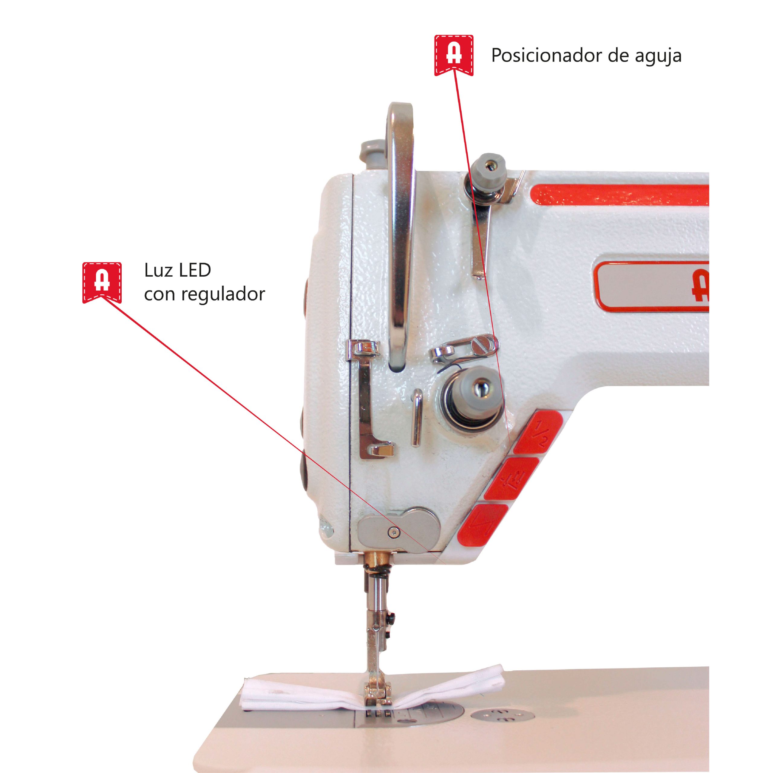 Maquina de coser industrial de Pespunte recto Cortahilos Alfa 1930