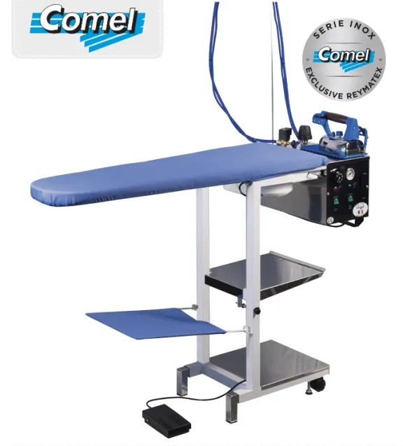 Comelux C5 mesa de planchar con caldera de 5 litros