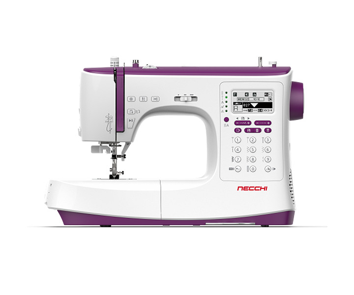 Maquina de coser Necchi NC-204D con mesa de extension