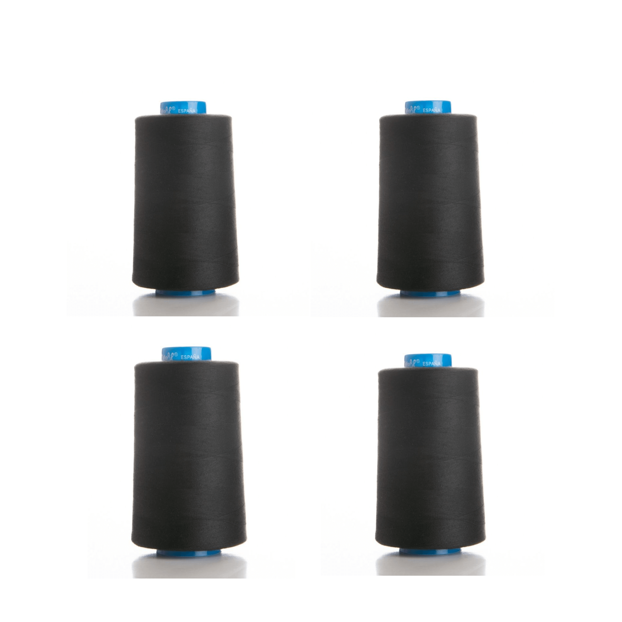 Pack 4 Conos Hilo 5000m Negro