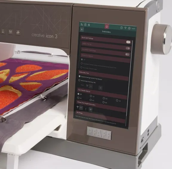 Pfaff Icon 3 maquina de coser bordar y patchwork