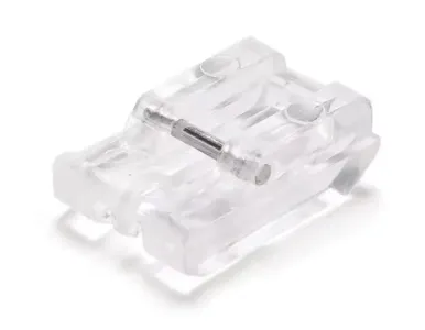 Prensatelas de cremallera invisible transparente