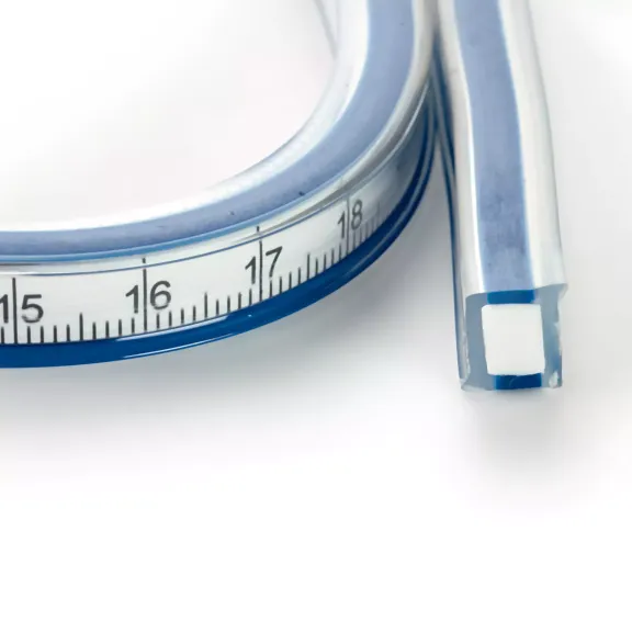 regla flexible para l&iacute;neas curvas