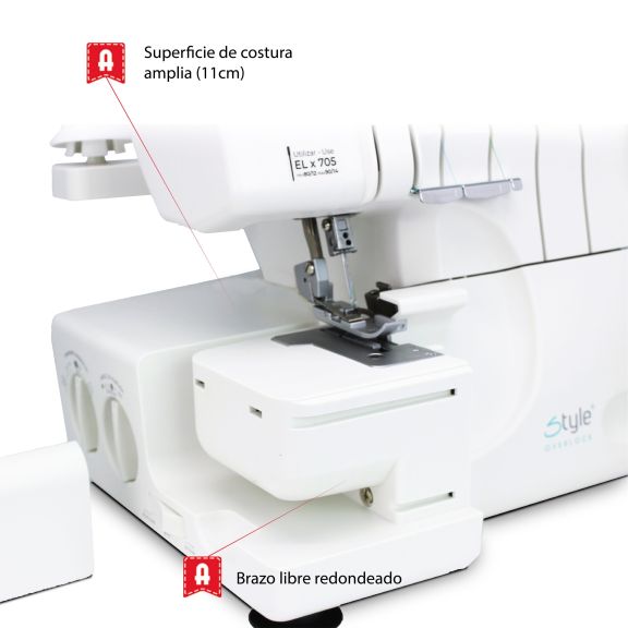 remalladora overlock alfa sytle 8708