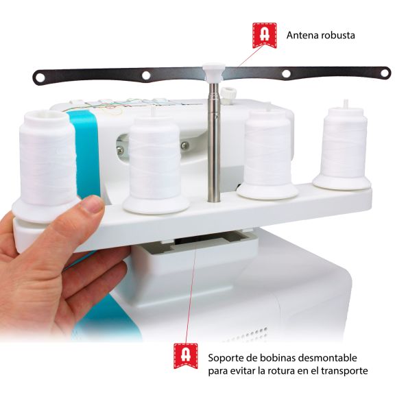 remalladora overlock alfa sytle 8708