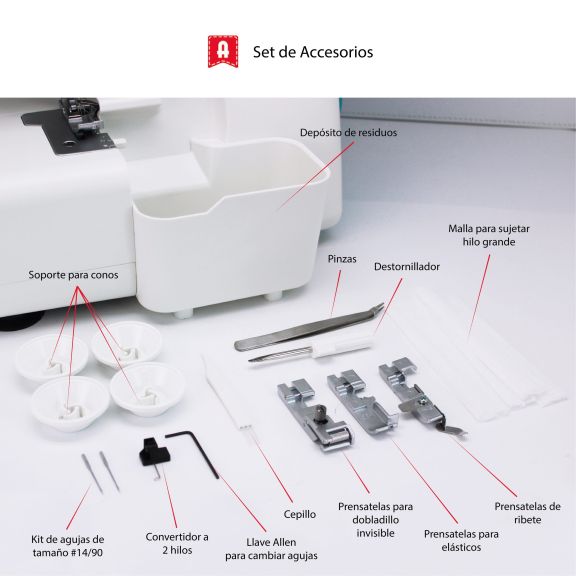 remalladora overlock alfa sytle 8708