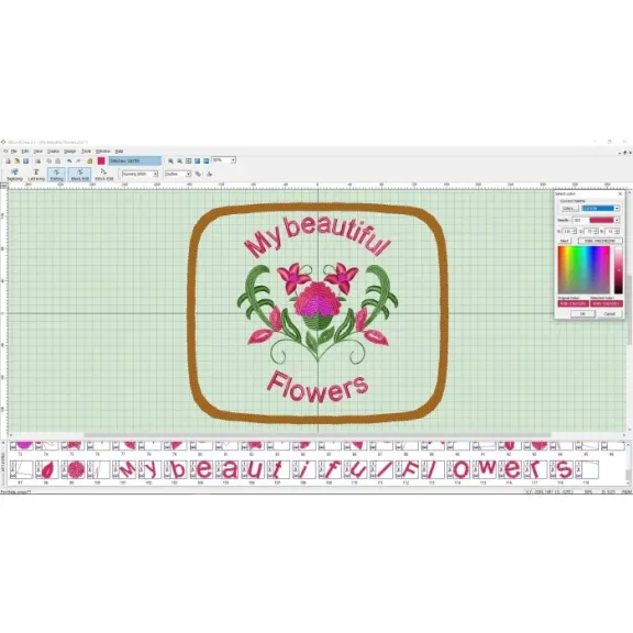 software de bordado stitch sew v21 version light solo para windows