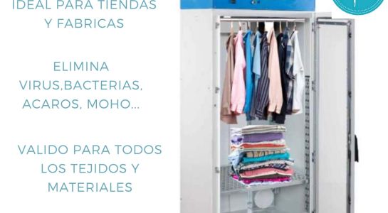 Cabina de Ozono para ropa