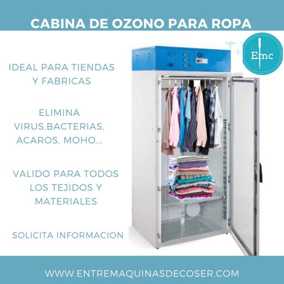 Cabina de Ozono para ropa